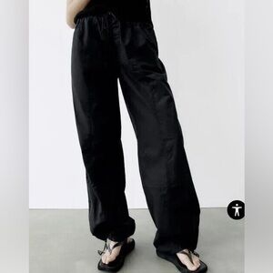 Zara parachute pants